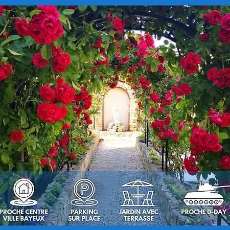 Maison Bayeux: Charming Garden Retreat Near City Centre Exterior photo